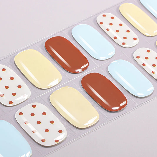 Słodki Retro Mix Kropkowy