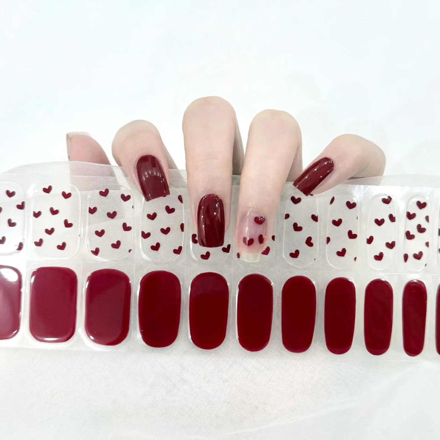 Burgundowe Serduszka