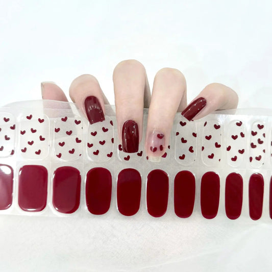 Burgundowe Serduszka